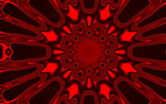 Neon Tunnel Rot Kaleidoskop Burst VJ Loop 60fps 16:10 MacBook Bildschirmschoner