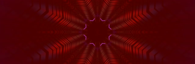Symmetrical Pink Neon Tunnel 3:1 Triple Wide 60fps VJ Loop Screensaver