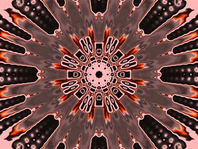 Neon Tunnel Radialer Stachel Burst VJ Loop 4:3 Classic 60fps Bildschirmschoner