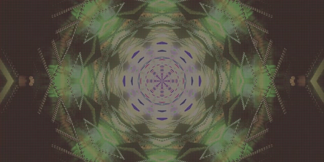 Neon Tunnel Kaleidoskop Mandala Vj Loop 2:1 Univisium 60fps Bildschirmschoner