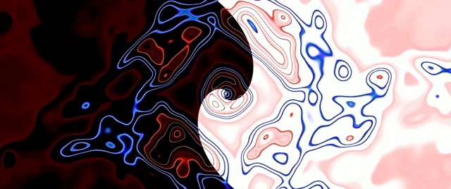 Neon Tunnel Yin Yang Spirale VJ Loop 2.39:1 Cinemascope 60fps Screensaver