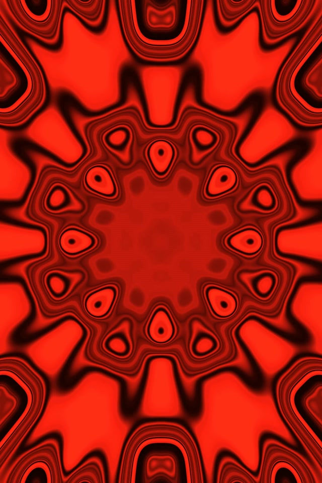 Neon Tunnel Rot Fraktal Kaleidoskop Burst VJLoop 2:3 Photo Portrait 60fps Bildschirmschoner