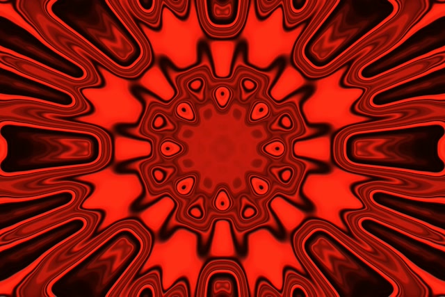 Rot Kaleidoskop Burst Neon Tunnel VJLoop 3:2 Surface 60fps Bildschirmschoner