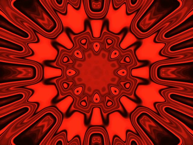 Neon Tunnel Rot Kaleidoskop Burst VJ Loop 4:3 Classic 60fps Bildschirmschoner