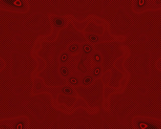 Rot Kariert Neon Tunnel VJ Loop 60fps 5:4 Industrial Bildschirmschoner