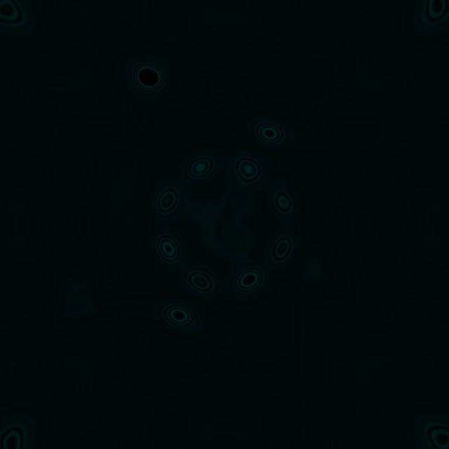 Neon Tunnel Teal Fractal Mandala Vj Loop 1:1 Square 60fps Screensaver