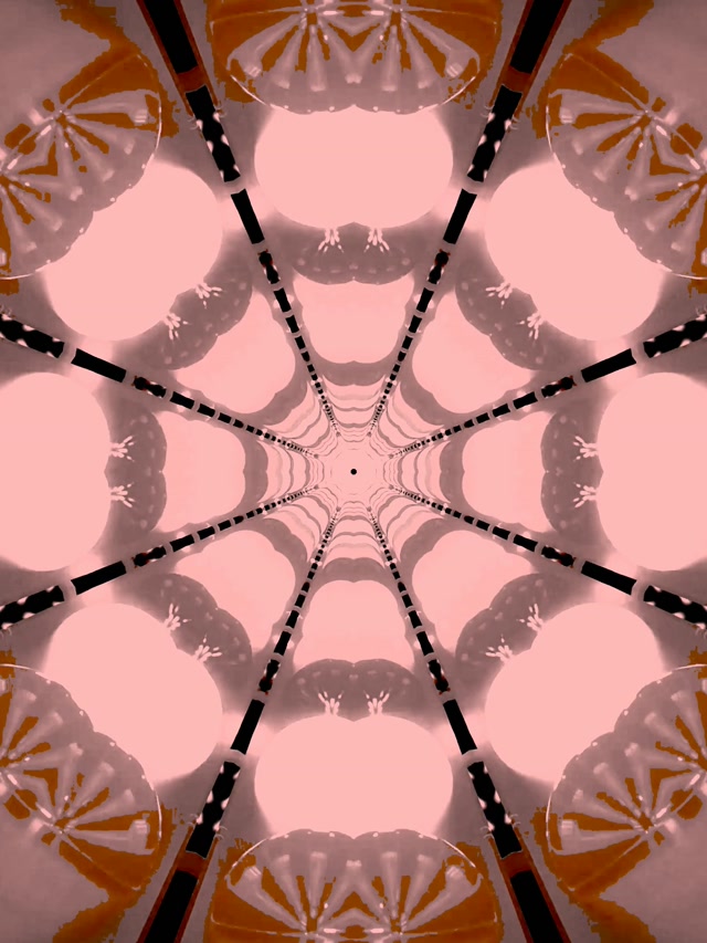 Karmesinrotes Spinnennetz Neon Tunnel VJ Loop 60fps 3:4 iPad Portrait Screensaver