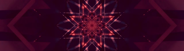 Neon Tunnel Kaleidoskop Stern Burst 32:9 Super Ultrawide 60fps Bildschirmschoner Vj Loop