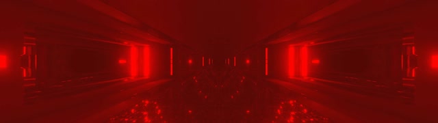 Roter Neon Tunnel VJ Loop 32:9 Super Ultrawide 60fps Bildschirmschoner