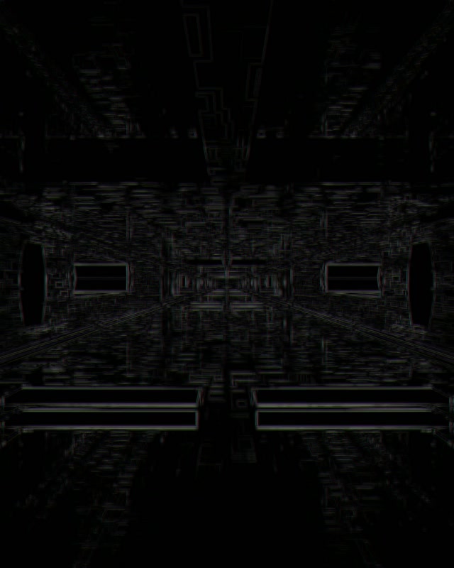 Neon Tunnel Recursive Grid Vortex 4:5 Instagram 60fps VJ Loop Screensaver
