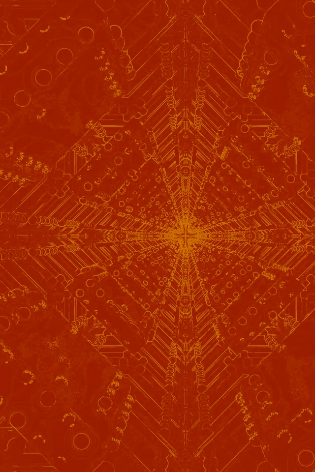 Neon Tunnel Fractal Diamant Explosion 2:3 Foto Portrait 60fps Bildschirmschoner VJLoop