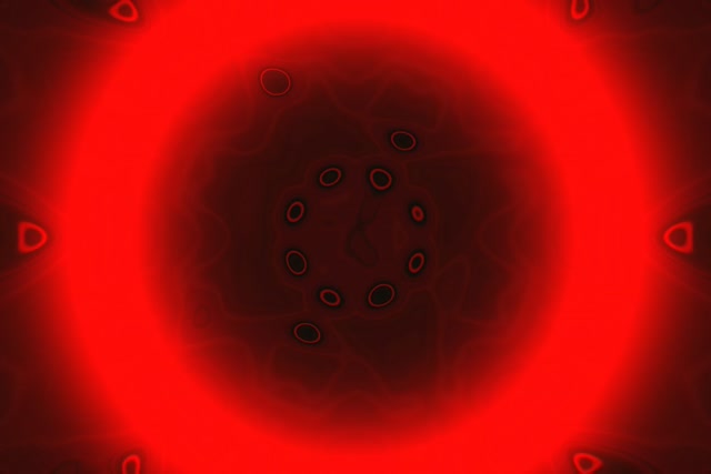 Roter Neon Tunnel Mandala Vortex VJ Loop 3:2 Surface 60fps Screensaver