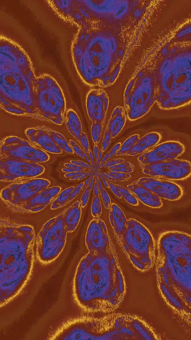 Neon Tunnel Blumen Auge Explosion VJ Loop 9:16 Reels 60fps Bildschirmschoner