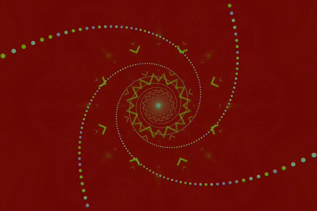 Neon Tunnel Kaleidoscope Stern Vortex VJ Loop 3:2 Surface 60fps Bildschirmschoner