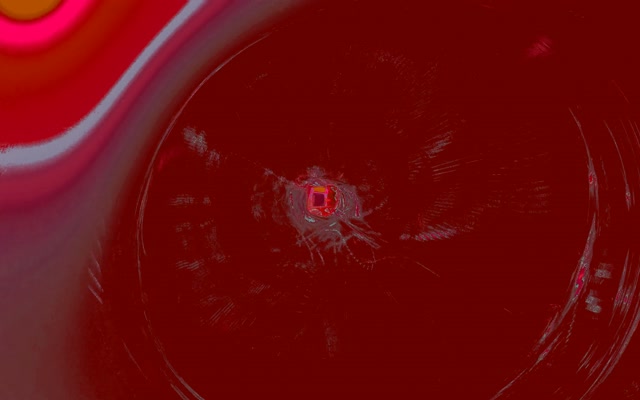 Roter Neon Tunnel Vortex Vj Loop 16:10 Macbook 60fps Bildschirmschoner