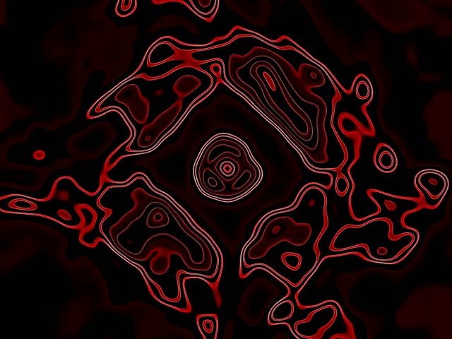 Neon Tunnel Rot Kontur Vortex Vj Loop 4:3 Classic 60fps Bildschirmschoner