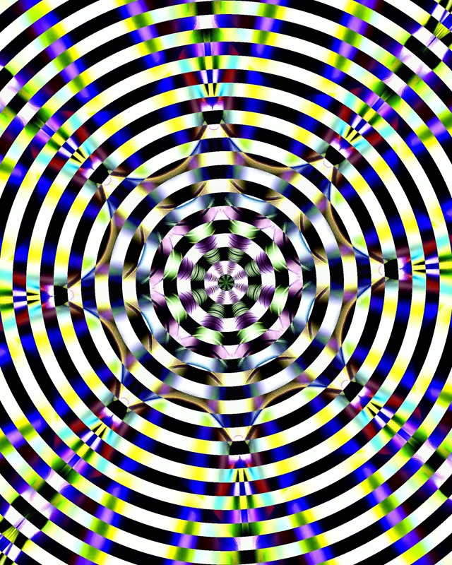 Neon Tunnel Kaleidoscope Vortex | 4:5 Instagram 60fps Screensaver Loop