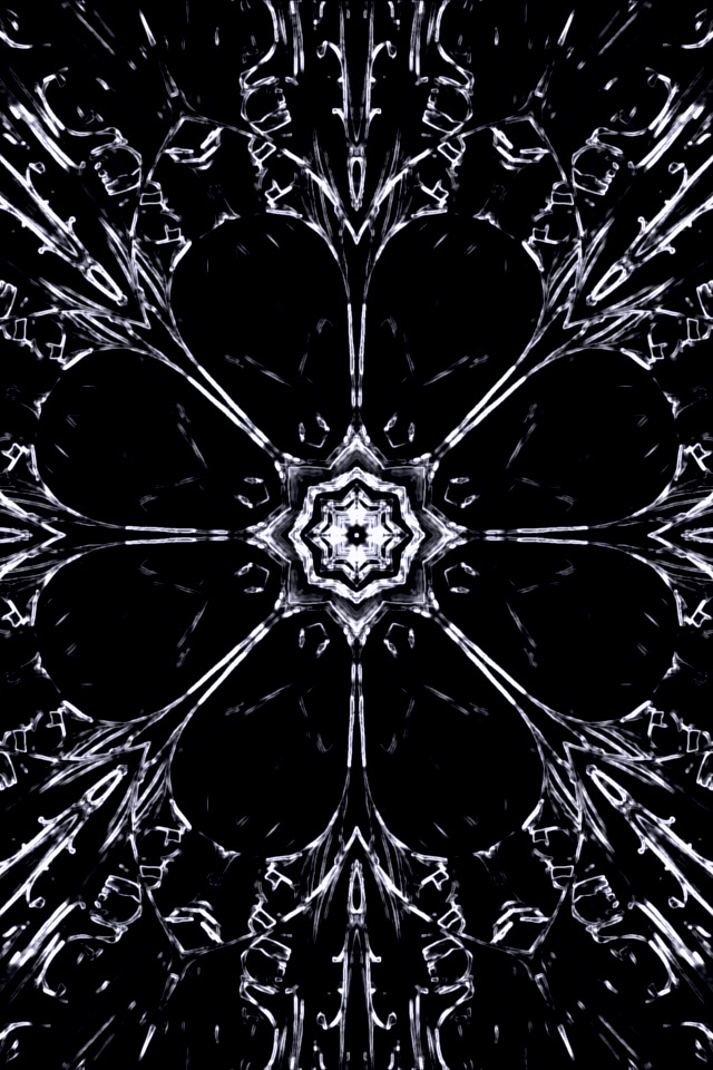 Schwarz Weiß Neon Tunnel Bildschirmschoner 2:3 Photo Portrait 60fps VJ Loop