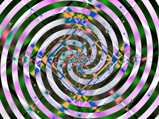 Neon-Tunnel Spiral Vortex VJ Loop 4:3 Classic 60fps Screensaver