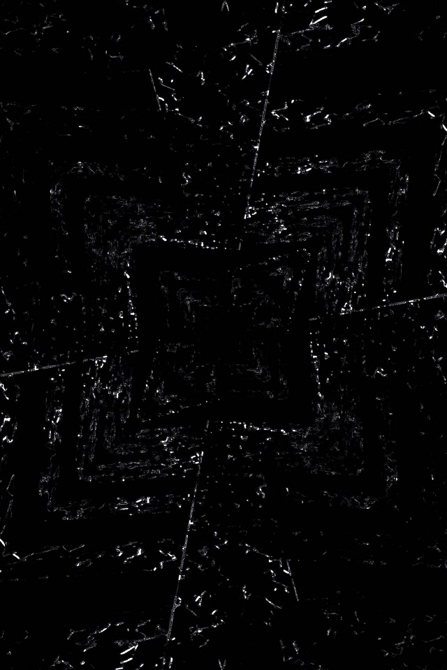 Neon Tunnel Dunkles Raster Vortex Bildschirmschoner 2:3 Photo Portrait 60fps Vj Loop