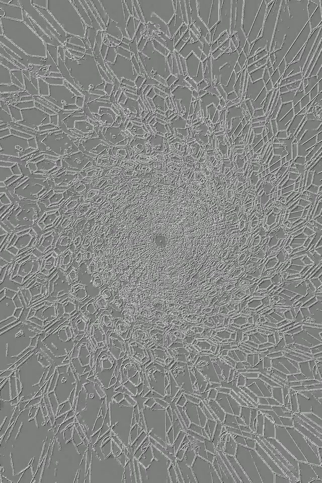 Neon Tunnel Kristall Voronoi Vortex 2:3 Photo Portrait 60fps Bildschirmschoner Vj Loop