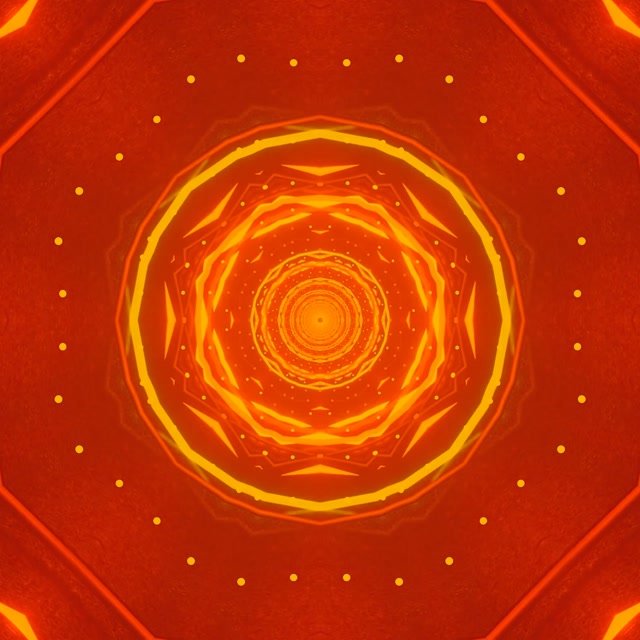 Neon Tunnel Oktagon Vortex Bildschirmschoner 1:1 Square 60fps Vj Loop