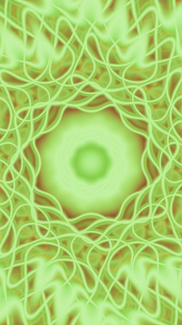 Pulsating Green Neon Tunnel 9:16 Reels 60fps VJ Loop Screensaver