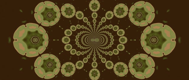 Vj Loop Neon Tunnel Mandala Kaleidoskop 21:9 Ultrawide 60fps Bildschirmschoner