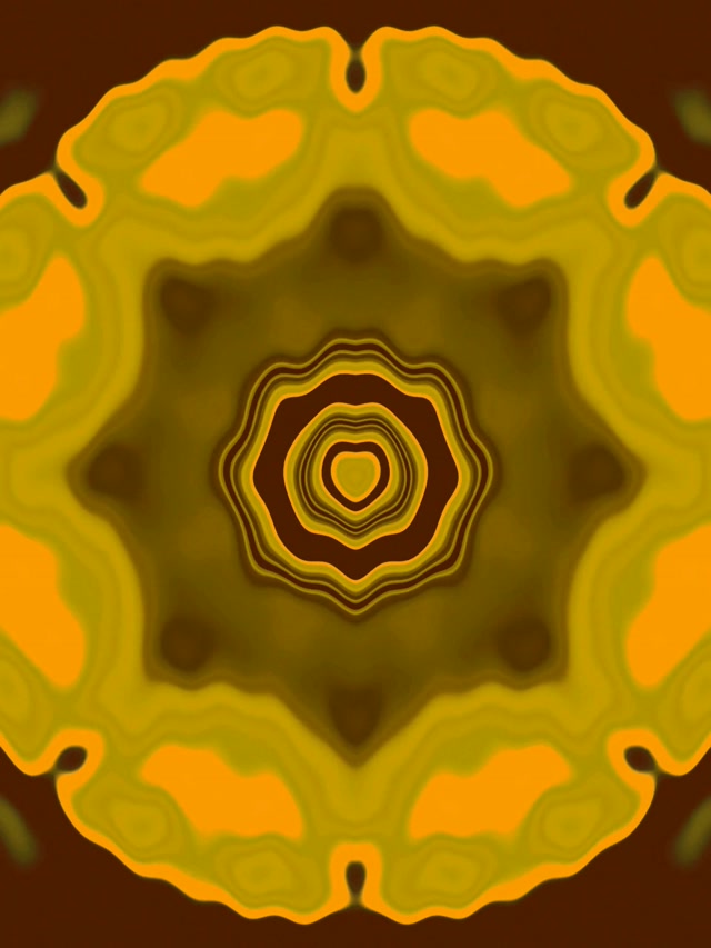 Neon Tunnel Goldener Stern Explosion VJ Loop 3:4 iPad Portrait 60fps Bildschirmschoner