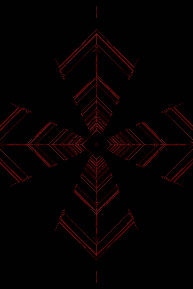 Roter Chevron Neon Tunnel 2:3 Photo Portrait 60fps Screensaver VJ Loop