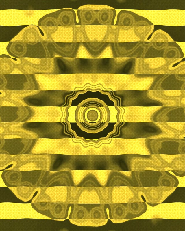 Neon Tunnel Gelber Stern Ausbruch VJ Loop 4:5 Instagram 60fps Bildschirmschoner