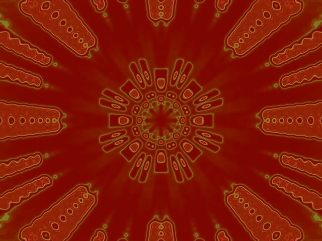 Neon Tunnel Kaleidoskop Burst VJ Loop 4:3 Classic 60fps Bildschirmschoner