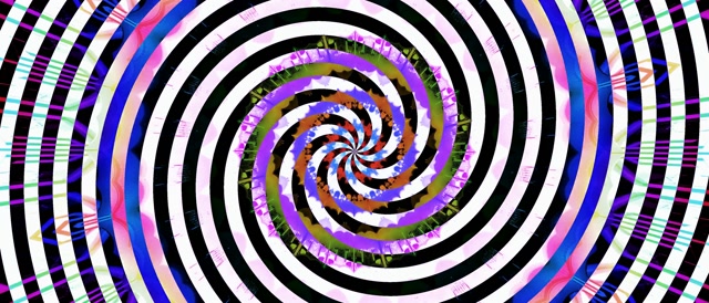 Neon Tunnel Hypnotische Spirale Vortex VJ Loop 21:9 Ultrawide 60fps Bildschirmschoner