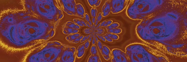 Neon Tunnel Fraktal Kaleidoskop Burst 3:1 Triple Wide 60fps Bildschirmschoner Vj Loop