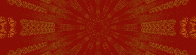 Neon Tunnel Orange Grün Kaleidoskop VJ Loop 32:9 Super Ultrawide 60fps Bildschirmschoner