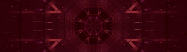 Rotes Neon Tunnel Screensaver 32:9 Super Ultrawide 60fps VJ Loop PC