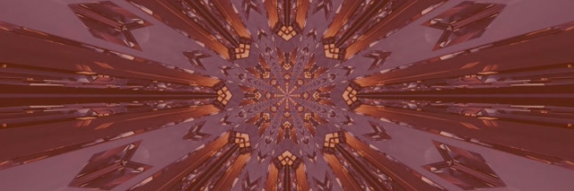 Kaleidoscope Neon Tunnel | 3:1 Triple Wide | 60fps VJ Loop Screensaver