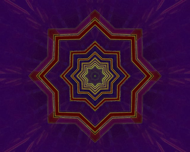 Neon Tunnel Star Vortex 5:4 industrial 60fps Screensaver Vj Loop