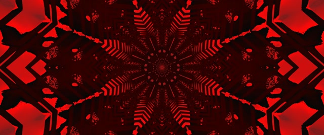 Red Neon Tunnel Star Vortex Προστάσιας Οθόνης 2.39:1 Cinemascope 60fps Vj Loop