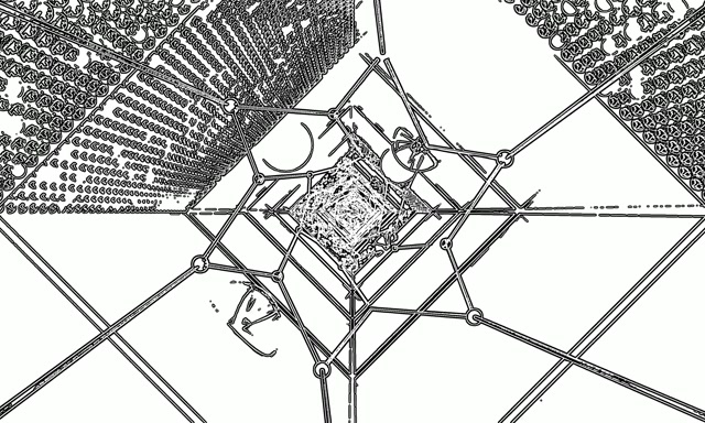 Neon Tunnel Web Προφύλαξη Οθόνης 5:3 Wide 60fps VJ Loop PC Laptop