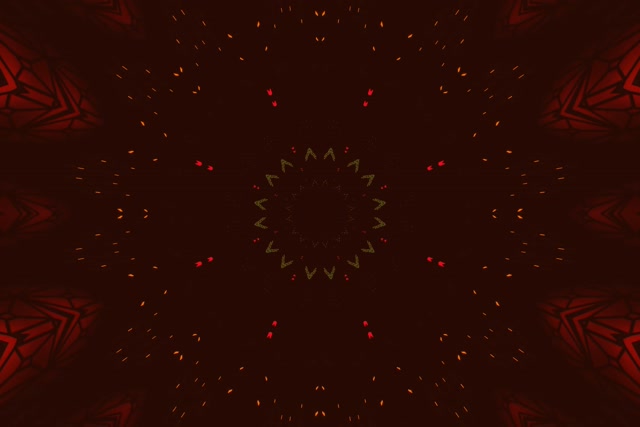 Neon Tunnel Κόκκινο Πράσινο Mandala Καλειδοσκόπιο Vj Loop 3:2 Surface 60fps Προφύλαξη Οθόνης