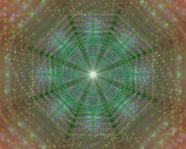 5:4 industrial neon tunnel 60fps screensaver vj loop radial pixelated vortex