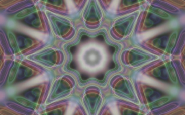 Neon Tunnel Kaleidoscope Vortex 16:10 MacBook 60fps Screensaver Loop