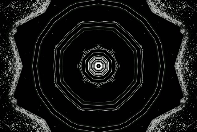 Neon Tunnel Decagonal Vortex VJ Loop 3:2 Surface 60fps Φορητή Οθόνη Αναμονής