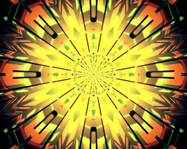 Neon Tunnel Pink Purple Kaleidoscope Burst VJ Loop 5:4 Βιομηχανικό 60fps Προστήρια