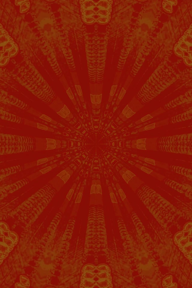 Neon Tunnel Orange Green Kaleidoscope Burst Vj Loop 2:3 Photo Portrait 60fps Προφύλαξη Οθόνης