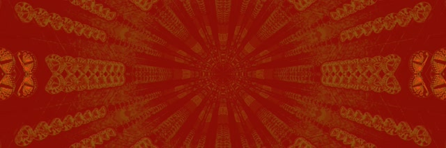 Neon Tunnel Orange Green Kaleidoscope Burst Vj Loop 3:1 Triple Wide 60fps Προφύλαξη Οθόνης