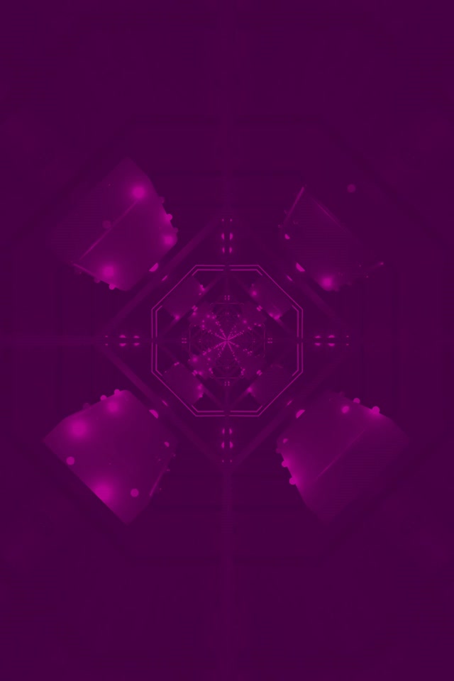 Purple Neon Tunnel Προφύλαξη Οθόνης 60fps 2:3 Photo Portrait VJ Loop