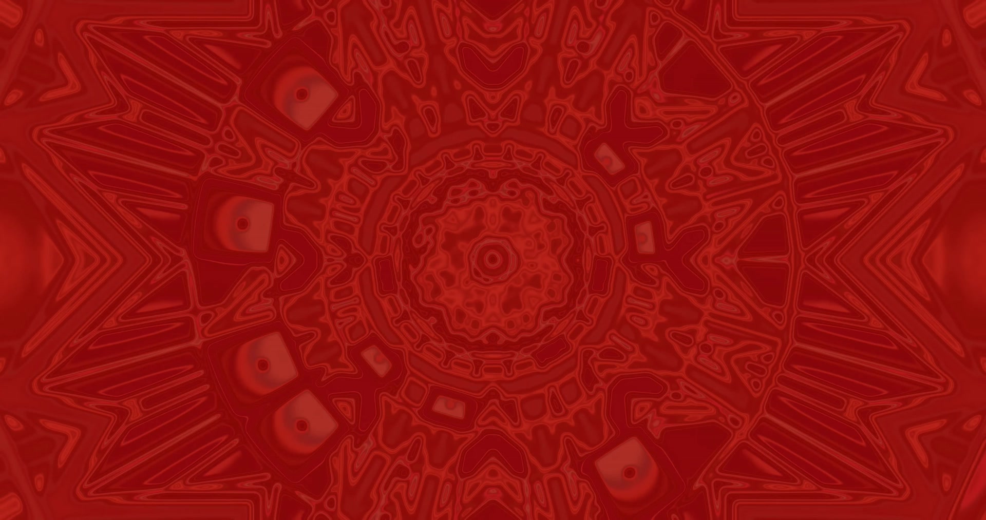 Túnel de Neón Caleidoscopio Rojo Profundo 4K UHD 60fps Salvapantallas VJ Clip