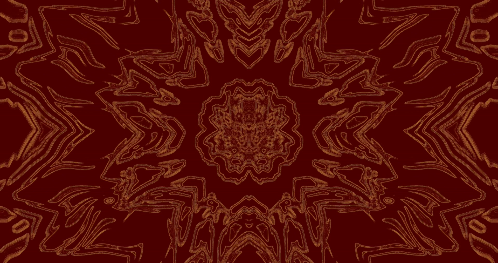 Túnel de Neón Fractal Carmesí Oscuro 4K UHD 60fps Salvapantallas Clip VJ